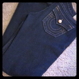 True religion dark wash billy jeans